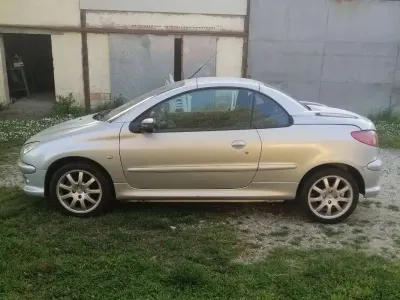 Usata Peugeot 206 CC 109 CV (80 kW) 2006 Argento Cabrio