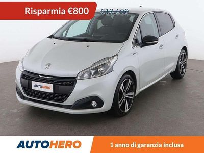 Bianco Usata 2019 Peugeot 208 GT-line Utilitaria | 12.399 € (Buon prezzo)