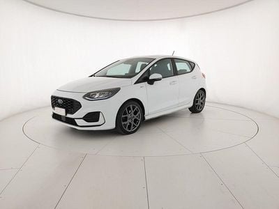 Begagnad Ford Fiesta ST-Line 125 HK (91 kW) 2023 Vit Halvkombi
