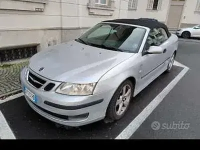 Usata Saab 9-3 Cabriolet Vector 175 CV (128 kW) 2004 Argento Cabrio