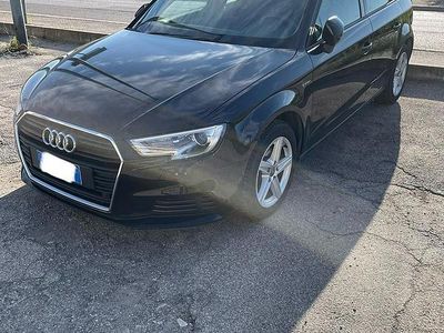 Usata Audi A3 Ambiente 110 CV (80 kW) 2018 Nero Berlina