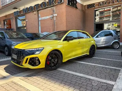 Usata Audi RS3 Comfort 400 CV (294 kW) 2023 Giallo Berlina