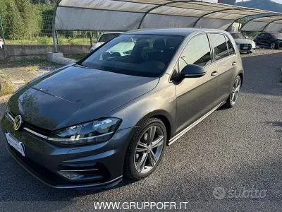 Usata VW Golf VII R-line 150 CV (110 kW) 2019 Grigio Berlina