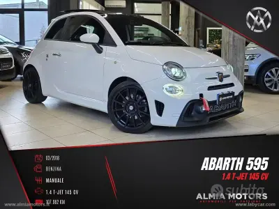 Usata Abarth 595 145 CV (106 kW) 2018 Bianco Berlina