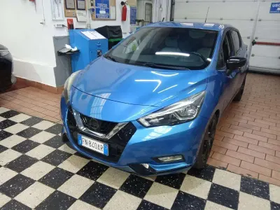 Usata Nissan Micra Tekna 90 CV (66 kW) 2018 Azzurro Utilitaria