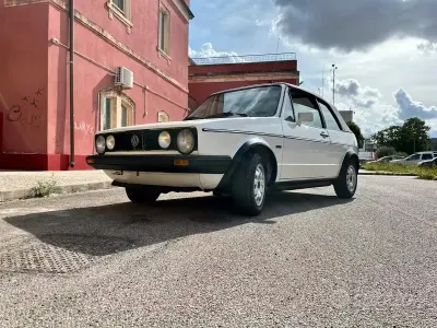 Usata VW Golf Cabriolet 110 CV (80 kW) 1986 Bianco Cabrio