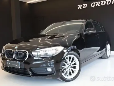Usata BMW 118 Advantage 136 CV (100 kW) 2018 Nero Berlina