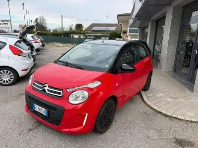 Usata Citroën C1 Shine 69 CV (50 kW) 2015 Rosso Utilitaria