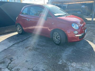 Usata Fiat 500C 69 CV (50 kW) 2009 Rosso Cabrio