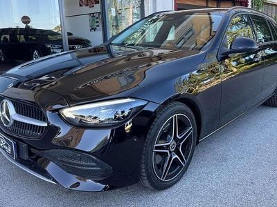 Usata Mercedes C220 200 CV (147 kW) 2022 Nero Station wagon