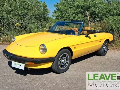 Usata Alfa Romeo Spider 125 CV (91 kW) 1988 Giallo Cabrio