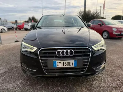 Usata Audi A3 Ambition 110 CV (80 kW) 2015 Nero Berlina