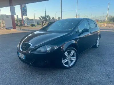 Usata Seat Leon Stylance 105 CV (77 kW) 2008 Nero Utilitaria