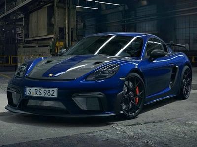 Nuova Porsche Cayman GT4 500 CV (367 kW) 2025 Blu genziana metallizzato Coupé