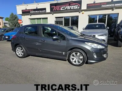 Usata Peugeot 308 109 CV (80 kW) 2009 Grigio Berlina