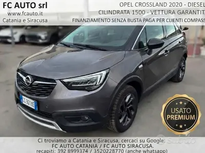 Usata Opel Crossland X Ultimate 110 CV (80 kW) 2020 Grigio SUV