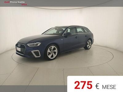 Usata Audi A4 S-Line 163 CV (119 kW) 2022 Blu navarra metallizzato Station wagon