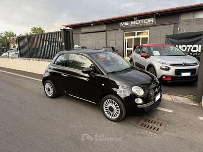 Begagnad Fiat 500 Lounge 69 HK (50 kW) 2012 Svart Halvkombi