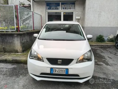 Usata Seat Mii Chic 68 CV (50 kW) 2014 Bianco Utilitaria