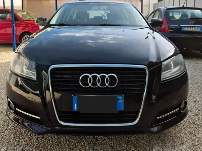 Usata Audi A3 Attraction 90 CV (66 kW) 2010 Nero Utilitaria