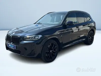 Usata BMW X3 M Sport 190 CV (139 kW) 2022 Nero metallizzato SUV