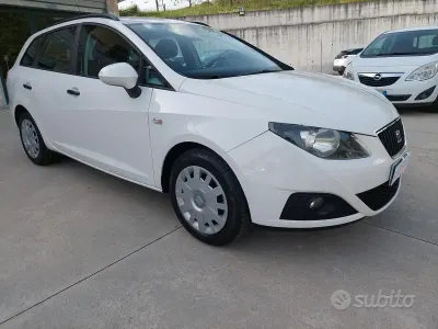 Usata Seat Ibiza ST 75 CV (55 kW) 2011 Bianco Station wagon