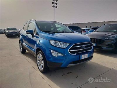 Usata Ford Ecosport Titanium 125 CV (91 kW) 2021 Blu SUV