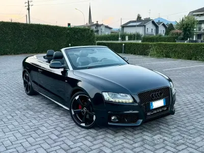 Usata Audi A5 Cabriolet S-Line 211 CV (155 kW) 2010 Nero Cabrio