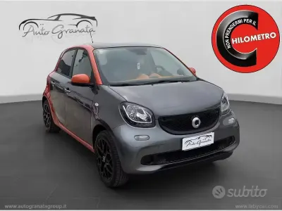 Begagnad Smart ForFour Edition #1 71 HK (52 kW) 2015 Grå Halvkombi