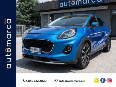 Usata Ford Puma Titanium S 125 CV (91 kW) 2023 Desert island blue (metallizzato) SUV