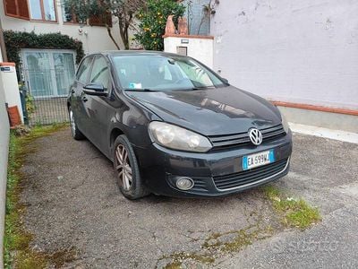 Usata VW Golf VI Highline 122 CV (89 kW) 2010 Nero Utilitaria