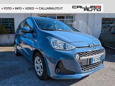 Usata Hyundai i10 69 CV (50 kW) 2018 Blu Utilitaria