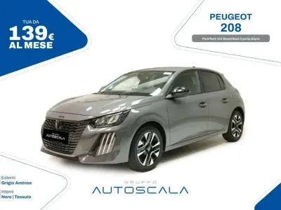 Usata Peugeot 208 Allure 101 CV (74 kW) 2024 Grigio artense met. Utilitaria