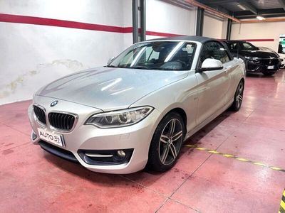 usata BMW 218 d Cabrio Sport aut