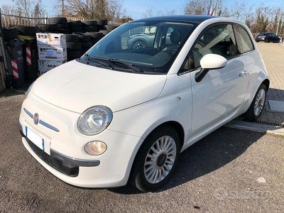 Usata Fiat 500 Lounge 69 CV (50 kW) 2009 Bianco Cabrio