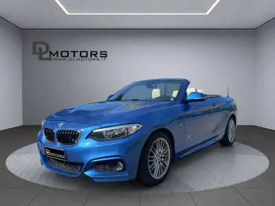 Usata BMW 218 M Sport 136 CV (100 kW) 2016 Blu portimao Cabrio