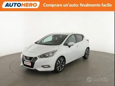 Gebraucht Nissan Micra Tekna 101 PS (74 kW) 2019 Weiß Kleinwagen