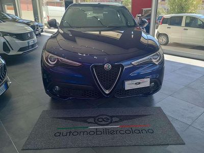 Usata Alfa Romeo Stelvio Business 160 CV (117 kW) 2019 Blu SUV