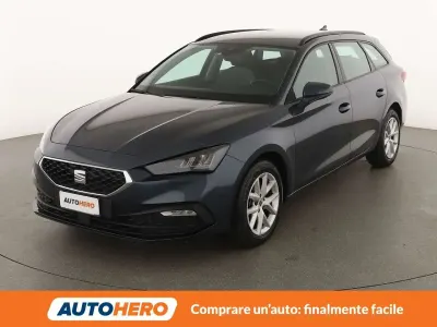 Usata Seat Leon Style 110 CV (80 kW) 2022 Blu/azzurro Station wagon