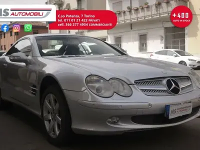 Usata Mercedes SL500 306 CV (225 kW) 2002 Argento Cabrio