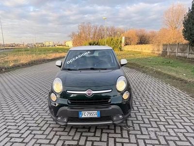 Usata Fiat 500L Trekking 95 CV (69 kW) 2016 Verde Monovolume