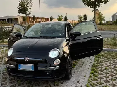 Usata Fiat 500 Lounge 69 CV (50 kW) 2009 Nero Cabrio