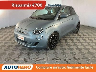 Usata Fiat 500e La Prima 86 kW (118 CV) 2022 Blu Utilitaria