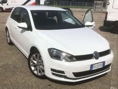 Usata VW Golf VII 110 CV (80 kW) 2017 Bianco Berlina