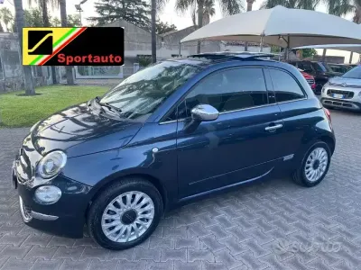 Usata Fiat 500 Lounge 75 CV (55 kW) 2009 Bluazzurro Cabrio