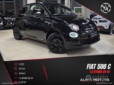 Usata Fiat 500C Dolcevita 69 CV (50 kW) 2023 Nero Cabrio
