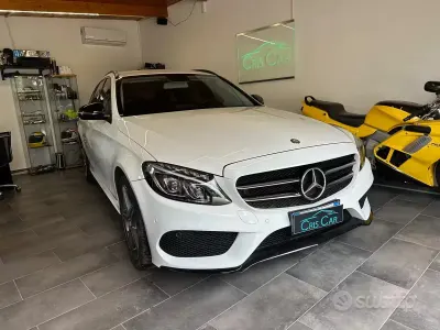 Usata Mercedes C220 Premium 170 CV (125 kW) 2016 Bianco Station wagon