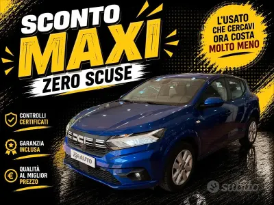 Usata Dacia Sandero Expression 101 CV (74 kW) 2023 Blu Berlina
