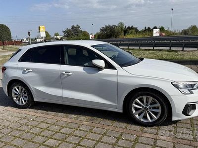 Usata Audi A3 116 CV (85 kW) 2021 Bianco Berlina