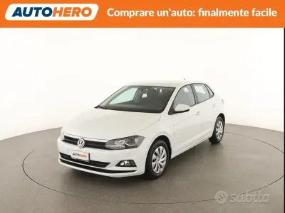 Usata VW Polo Trendline 95 CV (69 kW) 2018 Bianco Utilitaria